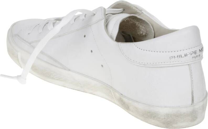 Philippe Model Platte Schoenen Parijs Laag Man Wit White Heren