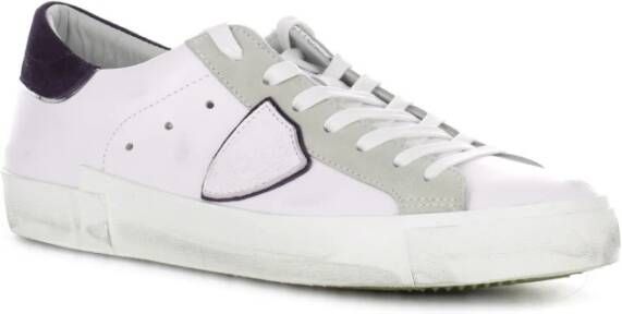 Philippe Model Prlu vx22 lage sneakers Wit Heren