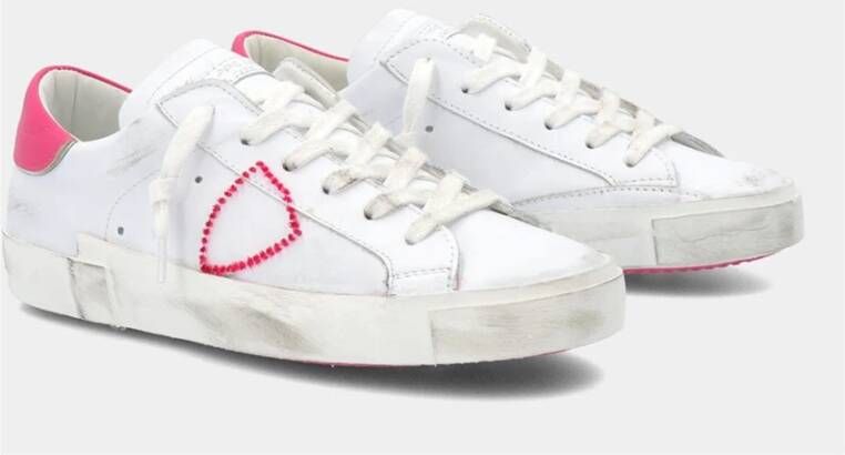 Philippe Model Prsx Broderie Pop Sneakers Wit Dames