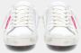Philippe Model Dames Leren Sneakers met Python Print Details White Dames - Thumbnail 4