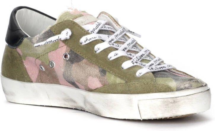 Philippe Model Prsx camouflage sneakers Groen Dames