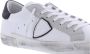 Philippe Model Witte leren en suède sneakers White Heren - Thumbnail 5