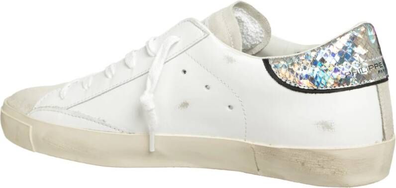 Philippe Model Unieke leren sneakers voor vrouwen Wit Dames