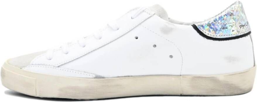 Philippe Model Python Lage Sneakers in Wit White Heren