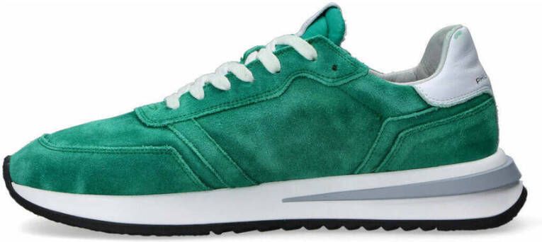 Philippe Model Sneakers 21 Daim Lavish Tyludl04 Groen Heren