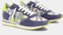 Philippe Model Trpx Camo Grijs en Marineblauw Sneakers Yellow Heren - Thumbnail 4