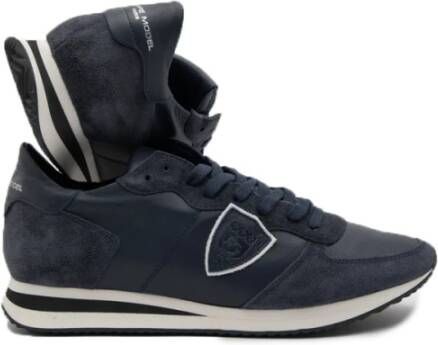 Philippe Model Trpx Blauwe Sneakers Blauw Heren