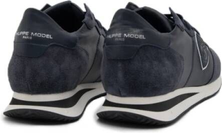 Philippe Model Trpx Blauwe Sneakers Blauw Heren