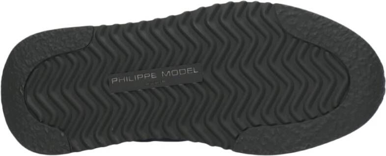 Philippe Model Blauwe Tropez 2.1 Sneakers met Contrasterende Details Blauw Heren