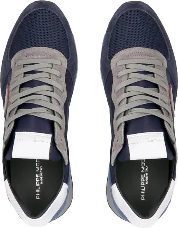 Philippe Model Sneakers Blauw Heren