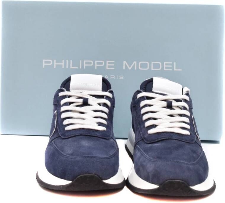 Philippe Model Tropez 2.1 Low Man Synthetische Schoenen Blauw Heren - Foto 11