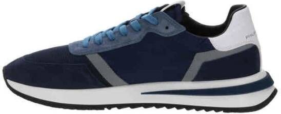 Philippe Model Stijlvolle Sneakers voor Dagelijks Gebruik Blue Heren