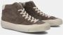 Philippe Model Vintage Bruin Suède Mid Sneakers Bruin Dames - Thumbnail 2