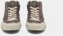 Philippe Model Vintage Bruin Suède Mid Sneakers Bruin Dames - Thumbnail 3