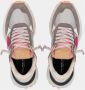 Philippe Model Grijze Leren en Stoffen Sneakers voor Vrouwen Gray Dames - Thumbnail 3