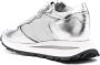 PHILIPPE MODEL Lage Sneakers Dames Tropez Haute Low Woman Maat: 40 Materiaal: Leer Kleur: Zilver - Thumbnail 10