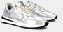 Philippe Model Zilveren Lage Sneakers met 3D Inzet Gray Dames - Thumbnail 2