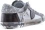 Philippe Model Grijze Sneakers met Vintage Effect en Glitterdetail Grijs Dames - Thumbnail 10