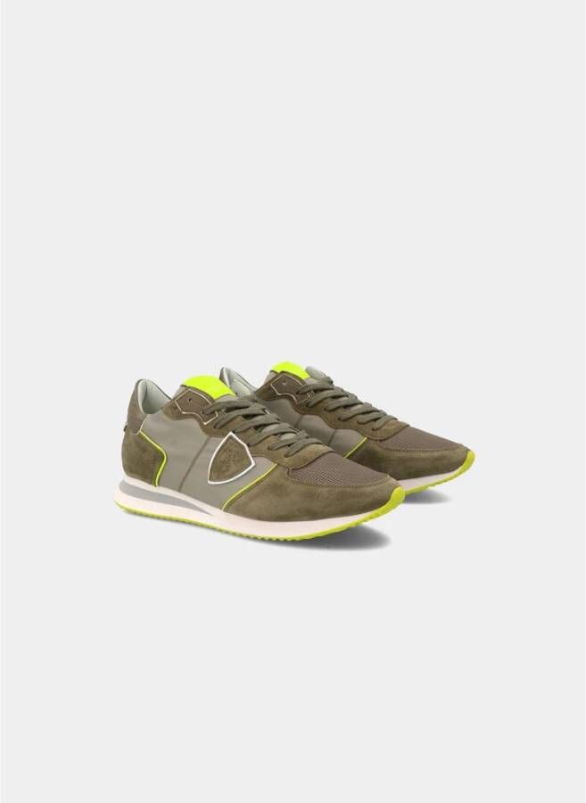 Philippe Model Trpx Heren Hardloopschoenen Groen Heren