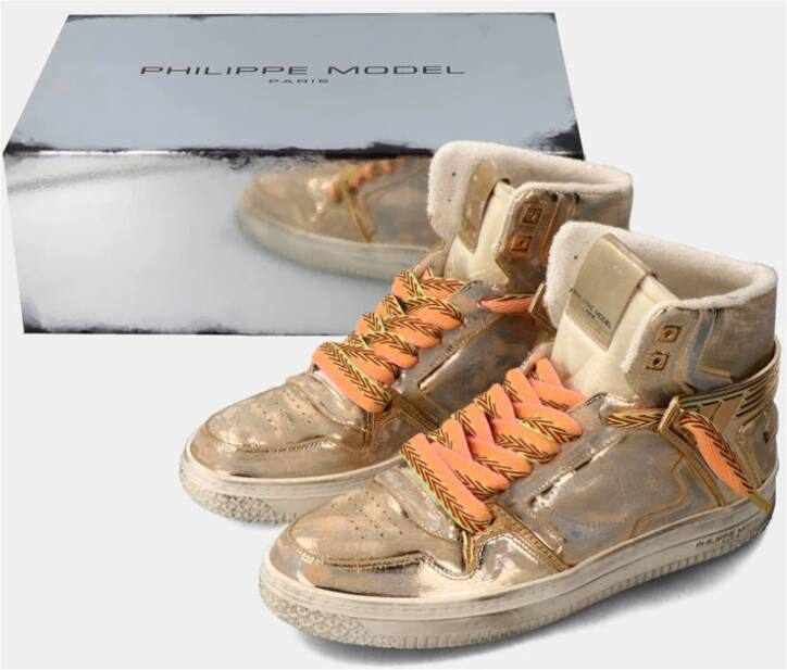 Philippe Model The Great Hoge Top Sneakers Beige Dames