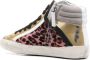 Philippe Model Multicolor Luipaardprint Glitter Sneakers Multicolor Dames - Thumbnail 4