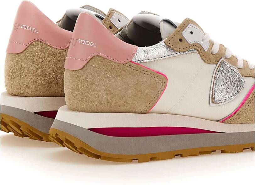 Philippe Model Stijlvolle MultiColour Sneakers voor Vrouwen Meerkleurig Dames