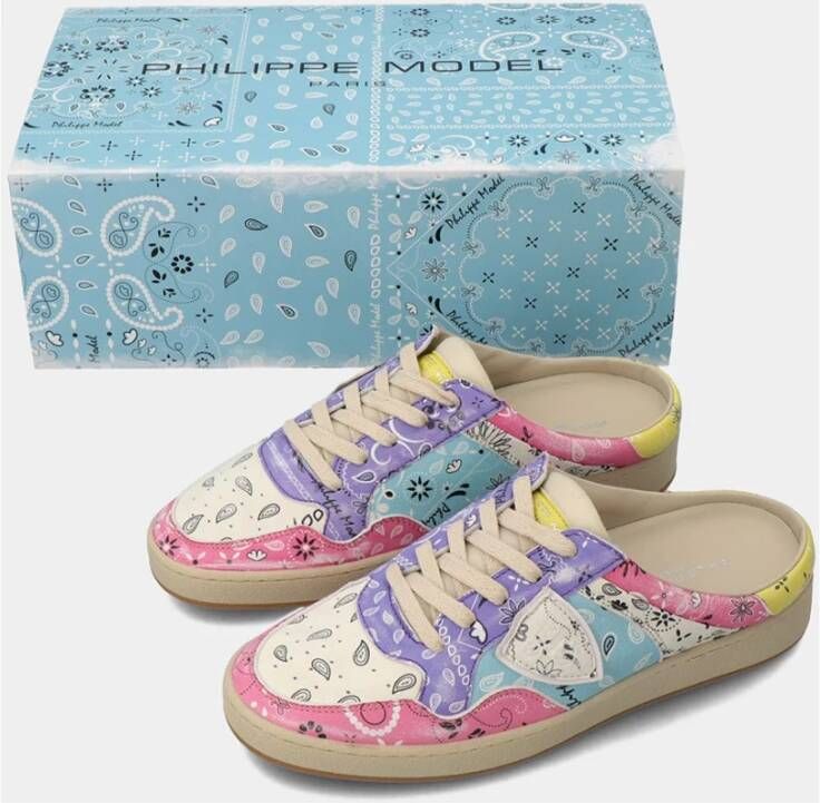 Philippe Model Marais Lage Sneaker Paisley Print Meerkleurig Dames