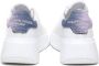 Philippe Model Witte+Lichtblauwe Sneakers met Metallic Accenten White Dames - Thumbnail 3