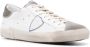 Philippe Model Sneakers met Distressed Effect en Suède Panelen White Heren - Thumbnail 16