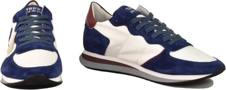 Philippe Model Sneakers met rubberen zool Blue Heren