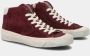 Philippe Model Vintage Bordeaux Leren Sneakers Rood Dames - Thumbnail 8