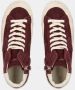 Philippe Model Vintage Bordeaux Leren Sneakers Rood Dames - Thumbnail 11