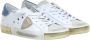 Philippe Model Italiaanse Sneakers met Contrasterend Hiel Detail White Dames - Thumbnail 22