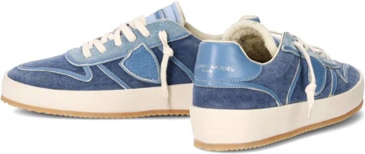 Philippe Model Sneakers Nice Tennis Blue Heren