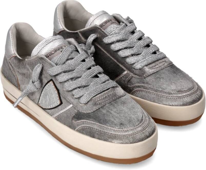 Philippe Model Sneakers Nice Tennis Gray Dames