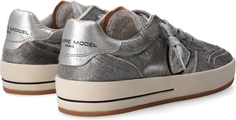 Philippe Model Sneakers Nice Tennis Gray Dames