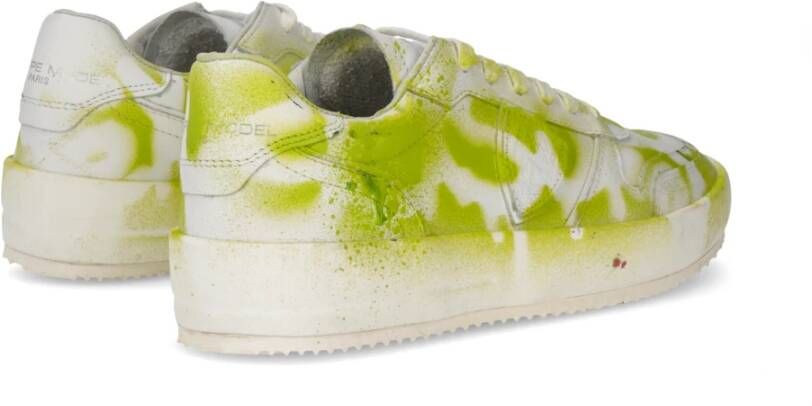 Philippe Model Sneakers Nice Tennis Green Dames