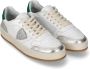 Philippe Model Glamoureuze Wit Zilver Sneakers White Dames - Thumbnail 2