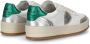 Philippe Model Glamoureuze Wit Zilver Sneakers White Dames - Thumbnail 3