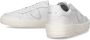 Philippe Model Witte Sneakers met Logo Patch en Contrasterende Hiel White Dames - Thumbnail 7