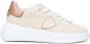 Philippe Model Stijlvolle Sneakers Beige Dames - Thumbnail 8