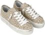 Philippe Model Paris Haute Sneaker: Sportief en Glamoureus Beige Dames - Thumbnail 2