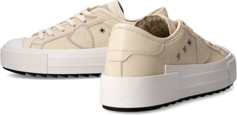 Philippe Model Sneakers Paris Haute Tennis Beige Dames