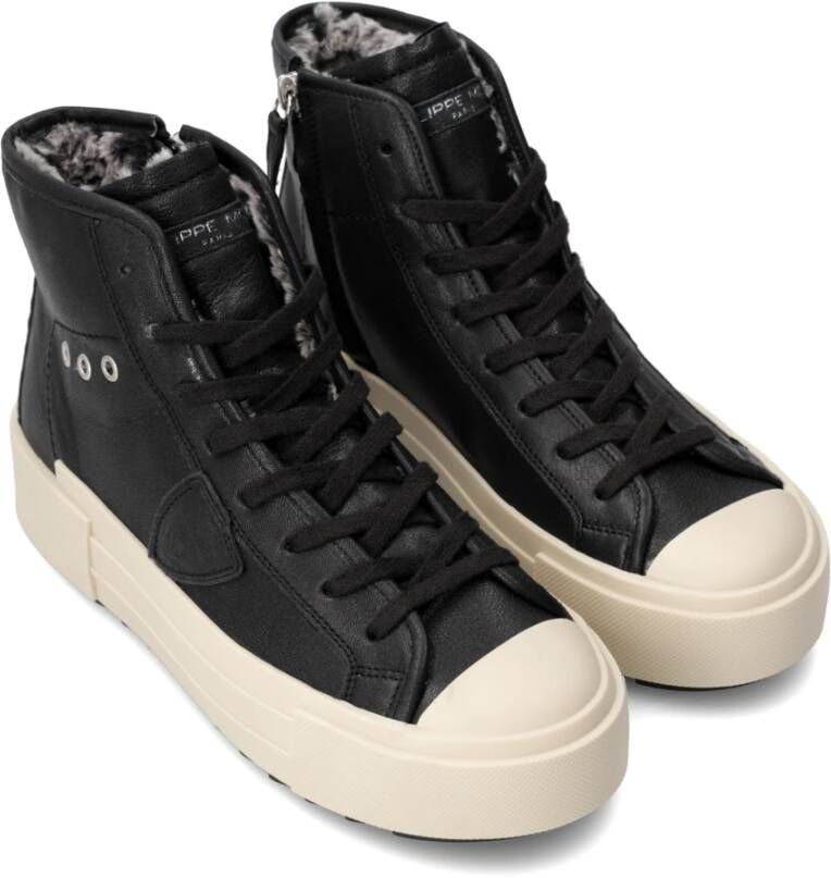 Philippe Model Sneakers Paris Haute Tennis Black Dames