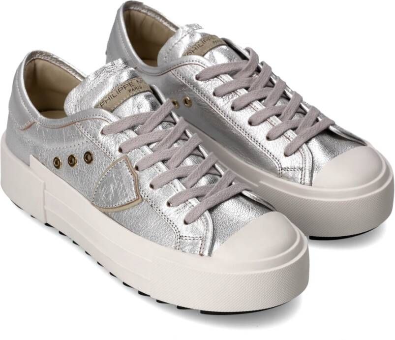 Philippe Model Sneakers Paris Haute Tennis Gray Dames