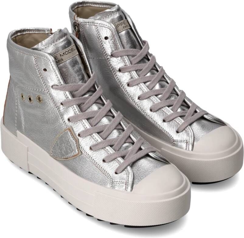 Philippe Model Sneakers Paris Haute Tennis Gray Dames