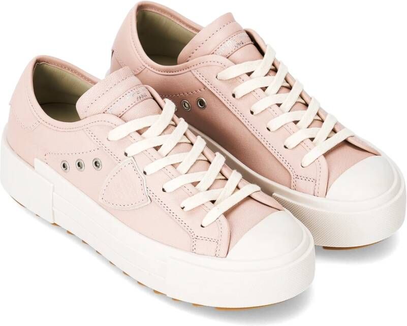 Philippe Model Sneakers Paris Haute Tennis Pink Dames