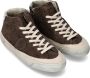 Philippe Model Vintage Bruin Suède Mid Sneakers Bruin Dames - Thumbnail 8