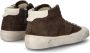 Philippe Model Vintage Bruin Suède Mid Sneakers Bruin Dames - Thumbnail 9