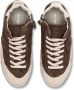 Philippe Model Vintage Bruin Suède Mid Sneakers Bruin Dames - Thumbnail 10